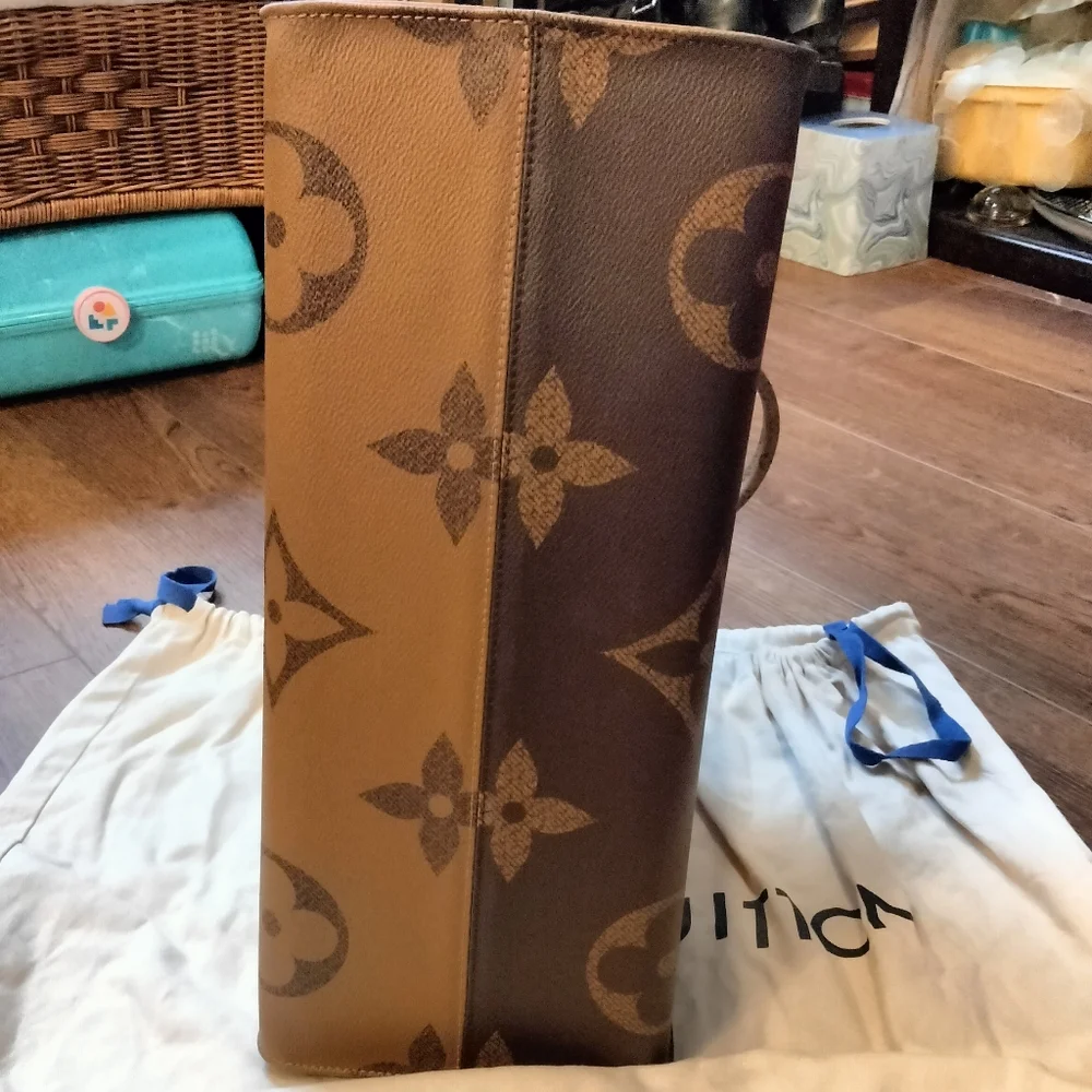 Louis Vuitton On-the-Go GM reverse monogram original design w/ Samorga o… - Picture 7 of 16